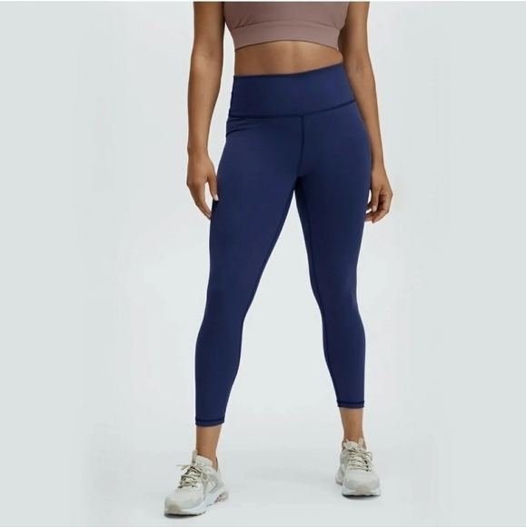 $70 NEW Fabletics Blue Nova Define High-Waisted 7/8 Legging XXS NWT! - Picture 1 of 8